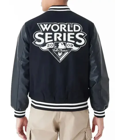 New York Yankees 2009 World Series Black Wool Jacket