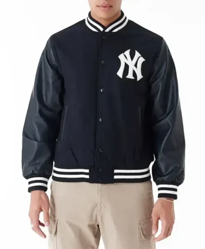 New York Yankees 2009 World Series Black Wool Jacket