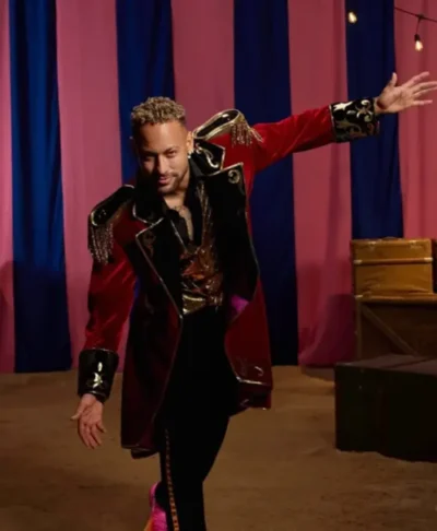 Neymar Puma Red Ringmaster Coat