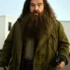 Nick Frost Harry Potter 2025 Green Cotton Coat