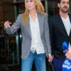 Nicole Kidman Lioness Press Junket Grey Blazer