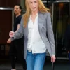 Nicole Kidman Lioness Press Junket Grey Blazer