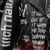 Nine Inch Nails Leather Biker Jacket