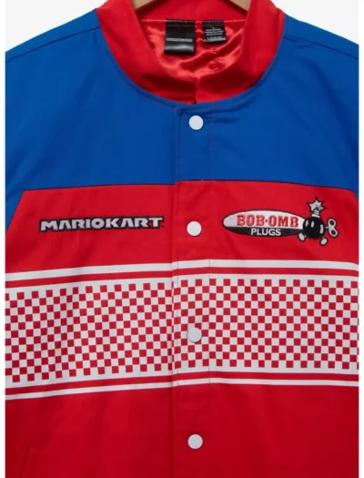 Nintendo Mario Kart Red & Blue Racing Jacket