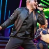 Now Party After Dark Tour Pitbull Black Leather Jacket