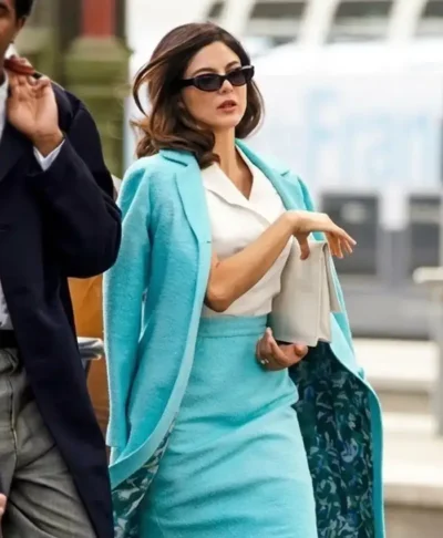 Ocean’s Eleven Monica Barbaro Coat