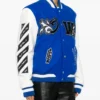 Off-White Blue Varsity Jacket