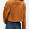 Old Navy Women Classic Suede Leather Jacket