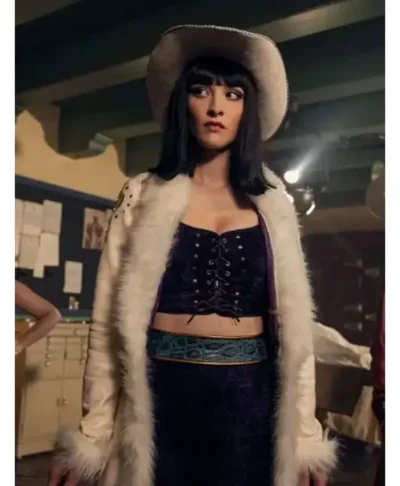 One Piece S02 Lera Abova White Fur Leather Coat