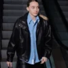 Paige Bueckers Black Leather Jacket