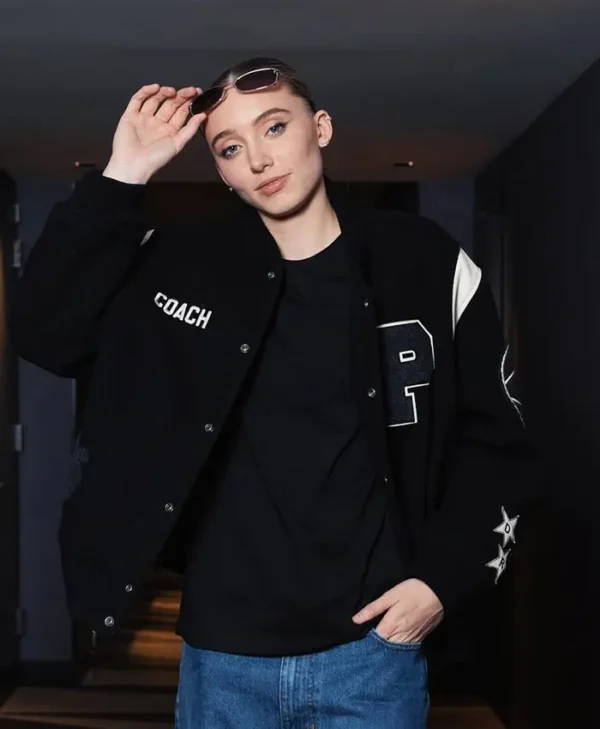 Paige Bueckers Black Varsity Jacket
