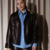 Paige Bueckers Custom Coach Black Leather Jacket