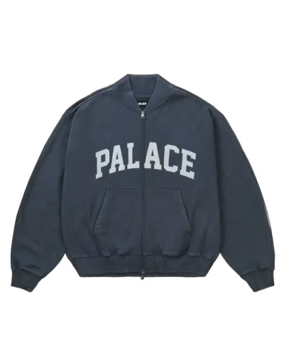 Palace College Navy Blue Bomber Jacket