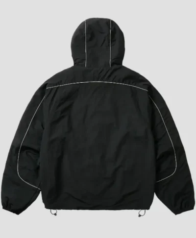 Palace Piped Hooded Black Shell Jacket