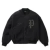 Palace Polartec Legacy Black Varsity Jacket