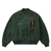 Palace Polartec Legacy Green Varsity Jacket