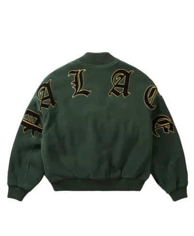 Palace Polartec Legacy Green Varsity Jacket