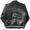 Palace x Avirex London Black Leather Jacket