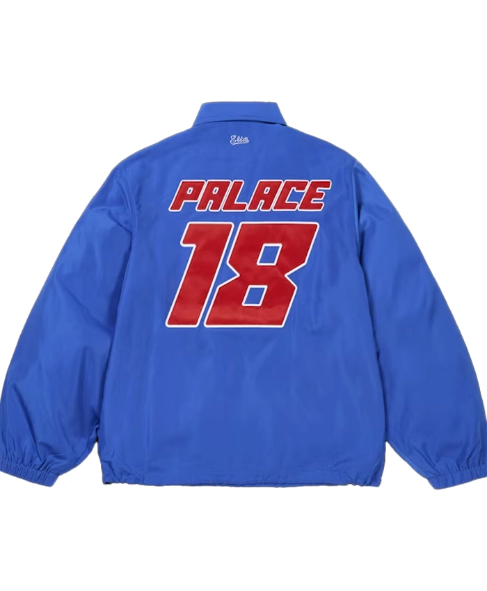 Palace x Ebbets Atoms 18 Blue Nylon Coach Jacket