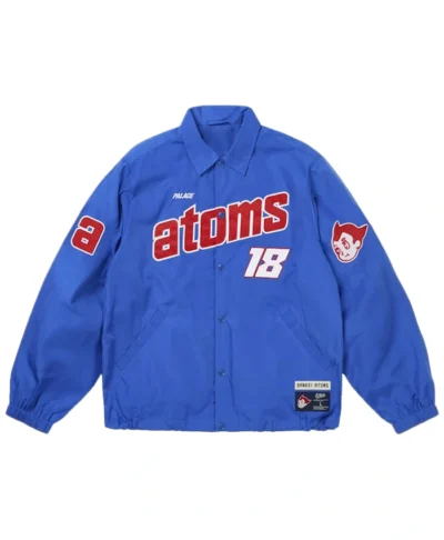 Palace x Ebbets Atoms 18 Blue Nylon Coach Jacket