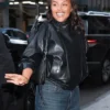 Paloma Elsesser NYC 2026 Leather Jacket