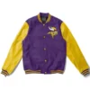 Paris Ward Minnesota Vikings Purple Wool Varsity Jacket