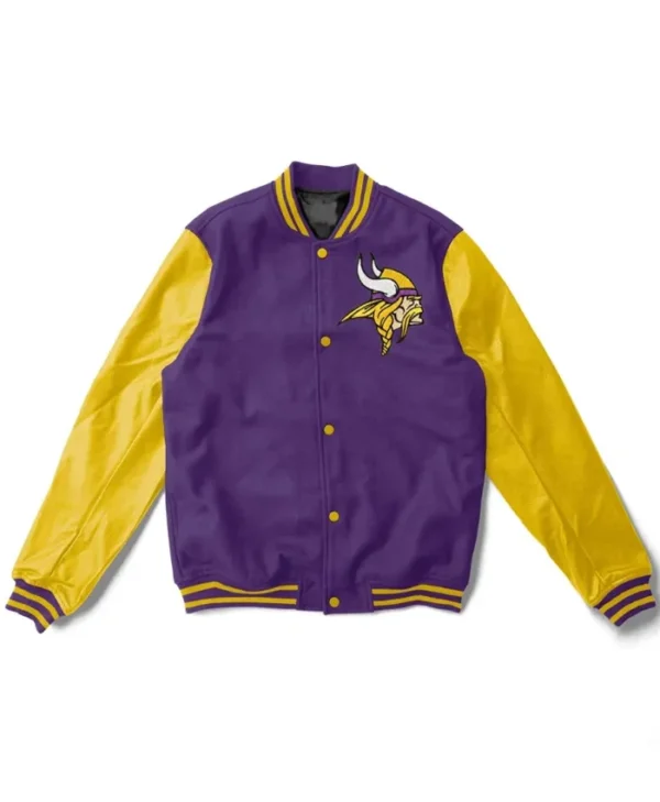 Paris Ward Minnesota Vikings Purple Wool Varsity Jacket