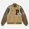 Patta Athletic P Houndstooth Wool Varsity Jacket