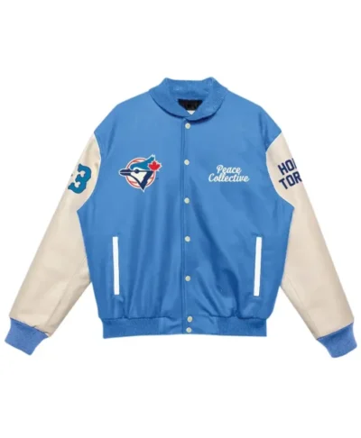 Peace Collective Toronto Blue Jays Letterman Jacket