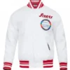 Philadelphia 76ERS 24-25 City Edition Satin White Jacket