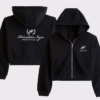 Philadelphia Eagles Abercrombie & Fitch Black Full-Zip Hooded Jacket
