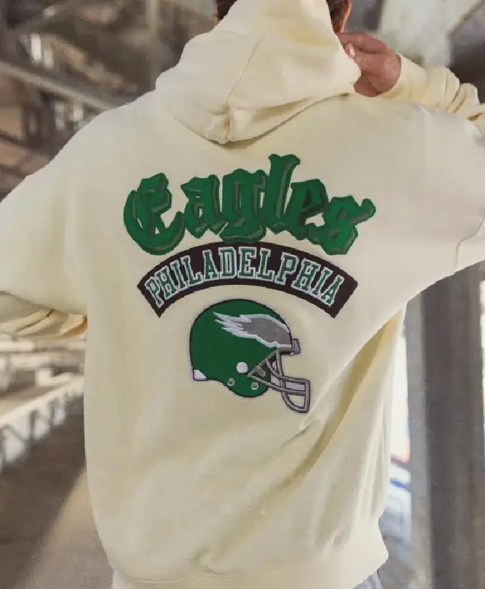 Philadelphia Eagles Cream Hoodie