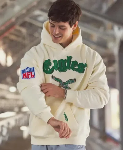 Philadelphia Eagles Cream Hoodie