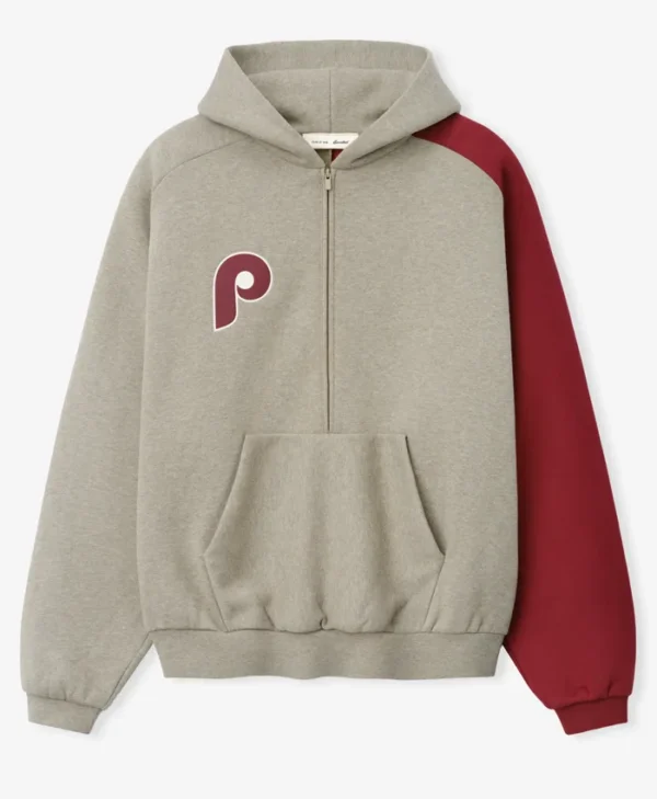 Phillies Fear of God x MLB Half-Zip Raglan Hoodie