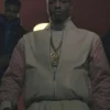 Power Book III Raising Kanan White Bomber Jacket