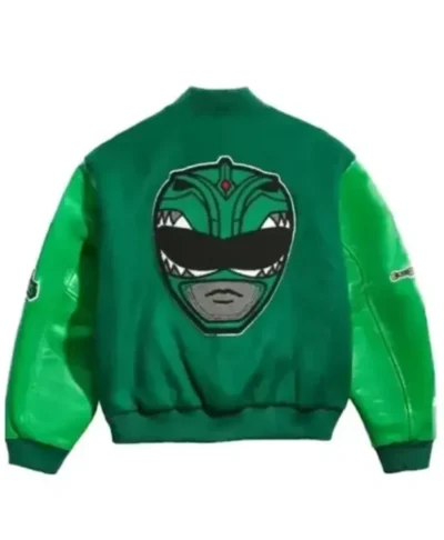 Power Rangers Green Hero Varsity Jacket