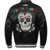 Raiders Sugar Skull Moto Jacket
