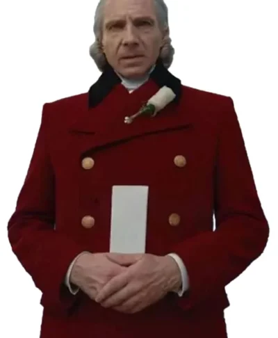 Ralph Fiennes Sunrise on the Reaping 2026 Red Coat