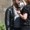 Raphaël Lenglet Candice Renoir S04 Black Leather Jacket