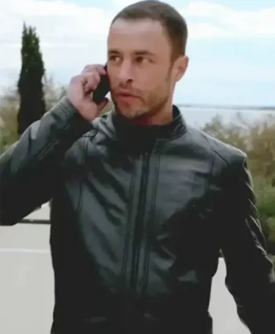 Raphaël Lenglet Candice Renoir S04 Black Leather Jacket