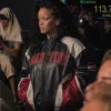Rihanna Martine Rose Superbowl Leather Jacket