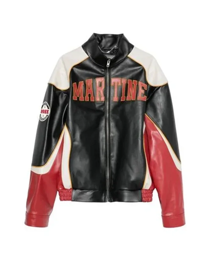 Rihanna Martine Rose Superbowl Leather Jacket