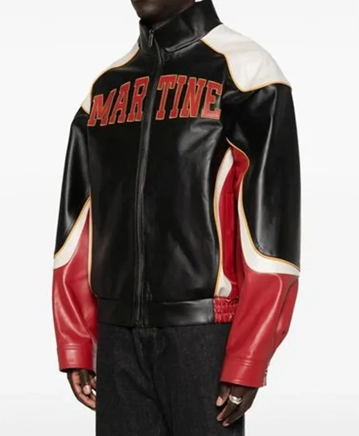 Rihanna Martine Rose Superbowl Leather Jacket