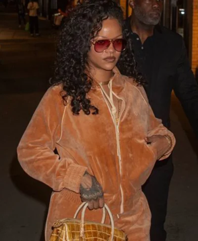 Rihanna New York 2026 Velvet Jacket