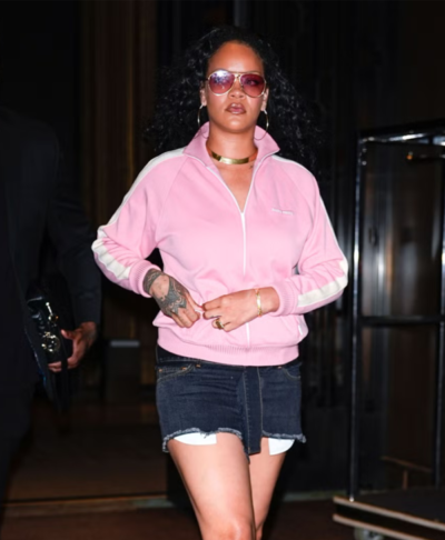 Rihanna Y2K Fashion Pink Jacket