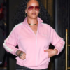 Rihanna Y2K Fashion Pink Jacket