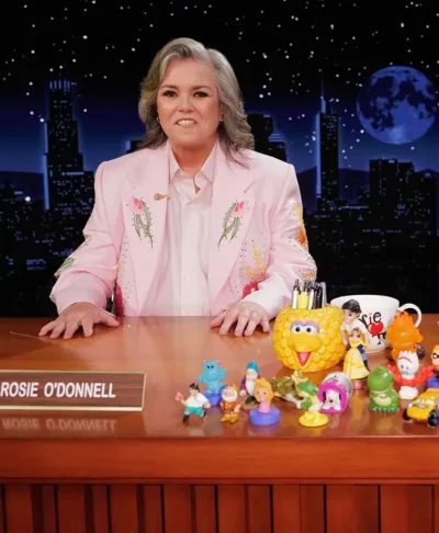 Rosie O’Donnell Jimmy Kimmel Live Pink Blazer