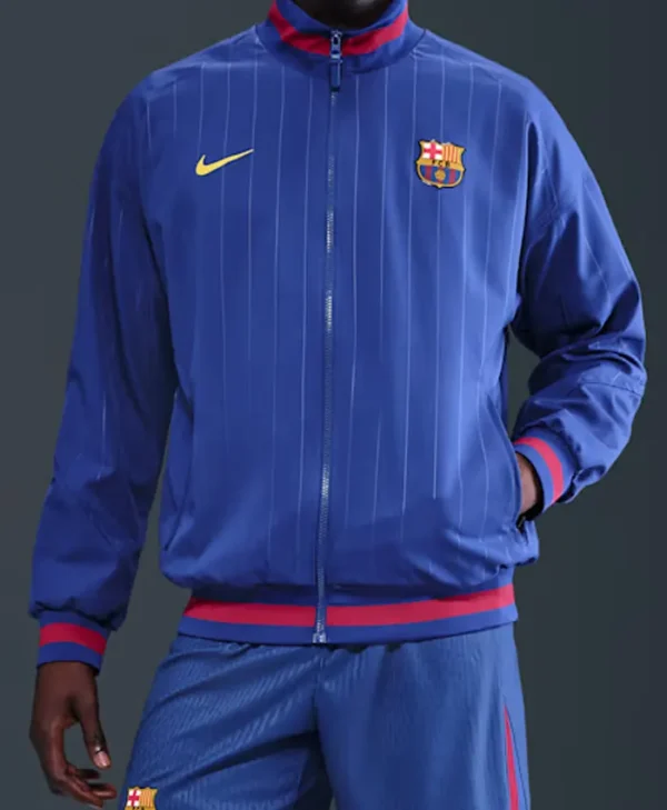 Royal Blue Barcelona Nike Strike Anthem Jacket