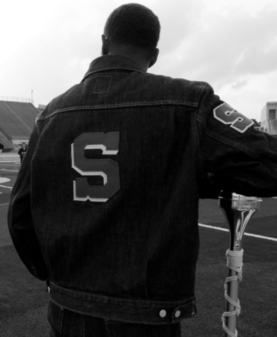 SU x Gap Human Jukebox Blue Denim Jacket