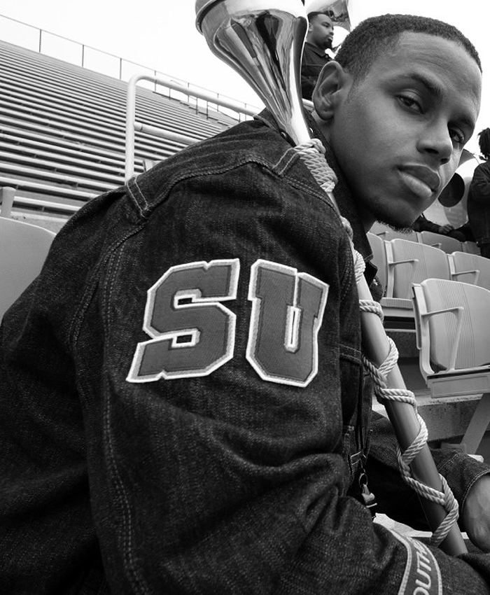 SU x Gap Human Jukebox Blue Denim Jacket